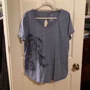 Saint johns bay T-shirt blue size XXL. In good condition